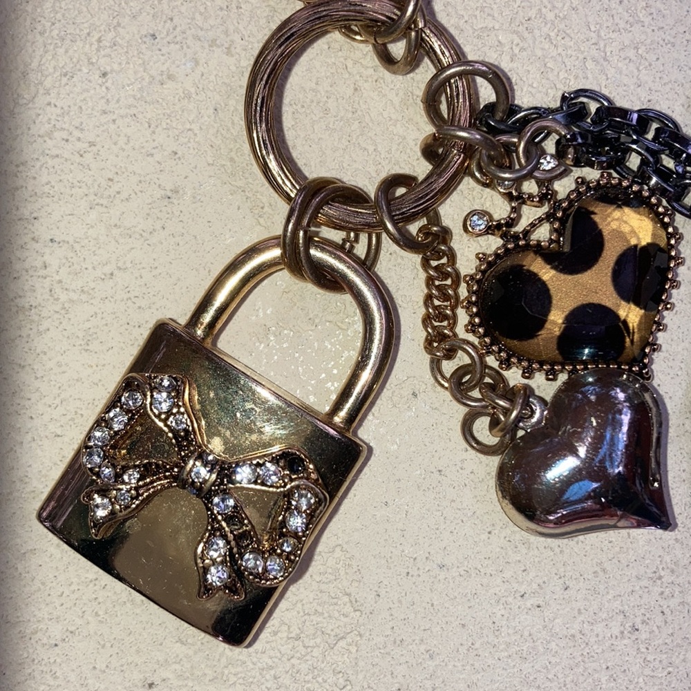 Betsy Johnson 36” Charm Necklace